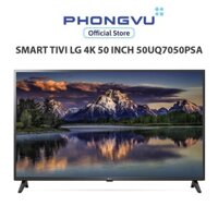[Shopee - Lắp đặt 0Đ HN HCM] Smart Tivi LG 4K 50 inch 50UQ7050PSA - Bảo hành 24 tháng