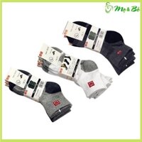 [Shopmebe] Combo 10 đôi tất nam uni khử mùi cổ cao hầng đẹp loại 1
