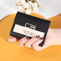 shopmecunca  Ví nữ gấp 3 mini dễ thương nhỏ gọn bỏ túi cao cấp