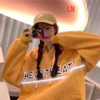 [SHOPNINO] Áo hodie HEARTBEATS phối phản quang DAB864