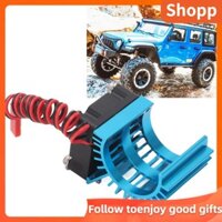 Shopp1 Fydun RC Motor tản nhiệt với quạt làm mát Aluminum Alloy Blue 5V cho gia đình ứng dụng không chổi than 2838 2845