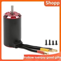 Shopp1 RC 3150KV Brushless Motor 3665 Heavy Duty 4 Pole High Torque with Temperature Sensor for 1/8 1/10 Car