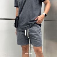 Short BT wash cạp chun - Xám