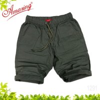 Short caro nhỏ lưng thun Amazing, quần nam lửng, dáng thể thao năng động, bigsize