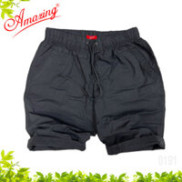 Short caro nhỏ lưng thun Amazing, quần nam lửng, dáng thể thao năng động, bigsize - Xám 0191 - 29