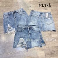 Short jean giả váy