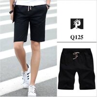 SHORT KAKI LƯNG CHUN VẢI CO GIÃN 99K - đen,XL
