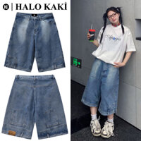 SHORT TÚI NGƯỢC - Quần short túi ngược chất jeans 2 màu