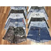 SHORTS JEANS NỮ - Quần Sooc Bò Nữ chất lượng tại shop Ánh Sunshine