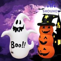 Shoukey Đèn ma bơm hơi, Quà tặng Halloween Búp bê bơm hơi PVC Halloween, Đèn dạ quang ủng hộ bữa tiệc DIY Đồ chơi mô hình bơm hơi ngoài trời