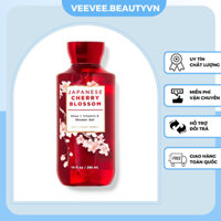 Shower gel Japanese Cherry Blossom 295ml - sữa tắm dạng gel Bath & Body Works bbw hương nước hoa nữ