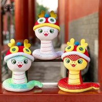 [Shpyht] 15 / 17 / 22 / 28cm Năm Rắn Hoạt Hình Cung Hoàng Đạo Búp Bê Rắn Đồ Chơi Sang Trọng Phong Cách Trung Hoa May Mắn Giàu Có Linh Vật Đồ Chơi Cotton Mềm Mại Sang Trọng Búp Bê Mới