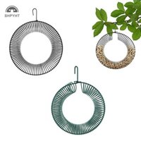 [Shpyht] Treo Vòng Hoa Đậu Phộng Ăn Chim Trang Trí Sân Vườn Tròn Cao Cấp, Trang Trí, Dễ Treo Chim Ăn Đậu Phộng Giá Đỡ Mới