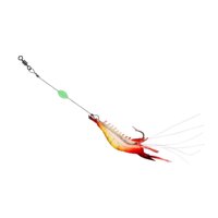 Shrimp Fishing Lure Luminous Shrimp Bait Sea Fishing Tackle Accessories Durable and Not Easy to Rust - Red