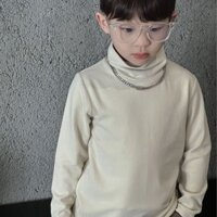 [Shubimkids] Áo Thun Giữ Nhiệt Cổ Cao Siêu Mềm Cho Bé