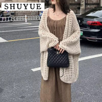 SHUYUE áo len cardigan áo khoác cardigan Korean Stylish Fashion Comfortable WMY2490I5H 39Z240922