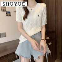 SHUYUE áo len cardigan áo khoác cardigan Popular xu hướng Casual hàn quốc WMY2480W8S 39Z240922