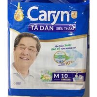 Sỉ 1 Cây/Thùng 6 Gói Tã Dán Người Lớn Caryn Size M 10 Miếng Vòng Hông 61 đến 106 Cm - Tã Dán Người Già Size M10 Caryn