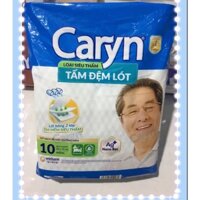 Sỉ 1 Cây/Thùng 8 Gói Tấm Đệm Lót Caryn 10 Miếng Loại Siêu Thấm Kích Thước 42 x 72 Cm - Tã Lót Giờng Caryn Người Lớn