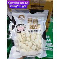 Sỉ 1 Hộp 18 Gói Kẹo Sữa Bò Non Viên Nén (gói 250gr)