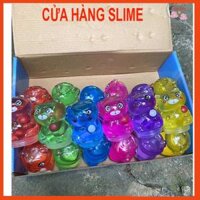 Sỉ 1 Hộp 24 lọ slime CON GẤU CON MÈO trái tim  , slam chất nhờn ma quái MSP62545