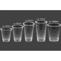 Sỉ 1 thùng 1000 ly nhựa PP phi 95 ly đáy bầu 360ml 500ml 650ml 700ml Fi95