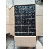 Sỉ 1 thùng 162 hũ 75ml tròn . thủy tinh nắp thiếc màu Đen.