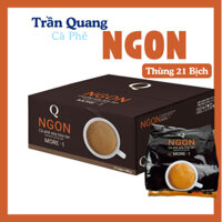 Sỉ 1 Thùng Cà Phê Trần Quang NGON - Thùng 21 Bịch