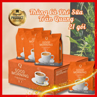 Sỉ 1 Thùng Cà Phê Trần Quang Good Morning 21 bịch - Cafe Sữa Trần Quang Sỉ