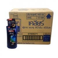Sỉ 1 thùng dầu gội Clear Men thái lan 450ml x 12 chai