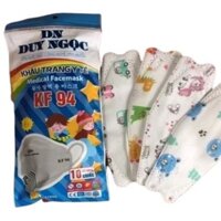 [SỈ] 1 thùng khẩu trang y tế con cá 4D KF94 em bé túi 10 cái