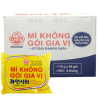 Sỉ 1 thùng Mì OTTOGI KHÔNG VỊ 48 gói x 110gram.