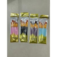 Sỉ 10 bộ cọ tô màu Artist cao cấp ( bộ 10 cây), cọ vẽ tranh, cọ tô tượng, cọ vẽ mỹ thuật