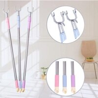 Sỉ 10 Cây phơi quần áo, gậy lấy đồ bằng inox