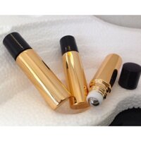 Sỉ 10 chai thuỷ tinh UV 5ml bi lăn thép mẩu mã đẹp sang trọng Dùng đựng nước hoa tinh dầu hộp với vỏ son môi