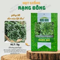 [Sỉ 10 gói] Hạt giống Cải Hoa Hồng Rado 685 (5g~500 hạt) - Hạt giống Rạng Đông Sỉ