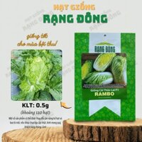 [Sỉ 10 gói] Hạt giống Cải Thảo Rambo (0,5g~120 hạt) - Hạt giống Rạng Đông Sỉ