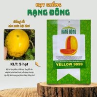 [Sỉ 10 gói] Hạt giống Dưa Hấu Vỏ Vàng Ruột Đỏ Lai F1 Yellow 9999 (5 hạt) - Hạt giống Rạng Đông Sỉ