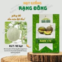 [Sỉ 10 gói] Hạt giống Dưa Lưới Ruột Xanh Rado 173 (10 hạt) - Hạt giống Rạng Đông Sỉ