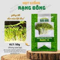 [Sỉ 10 gói] Hạt giống Mầm Rau Muống Rado 16 (50g~1000 hạt) - Hạt giống Rạng Đông Sỉ