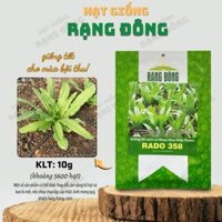 [Sỉ 10 gói] Hạt giống Xà Lách Lá Nhọn (Rau Diếp Thơm) Rado 358 (10g~5600 hạt) - Hạt giống Rạng Đông Sỉ