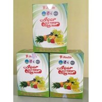 sỉ 10 hộp rau câu Giòn Agar agar Hoàng Yến (Hải Phòng) gồm 100 gói loại 25 gam
