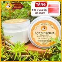 Sỉ 10 Hũ Bột Phèn Chua Chưng Cất Nghiền Mịn Khử Mùi Hôi Nách Hôi Chân Hiệu Qủa 100g