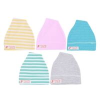 Sỉ 10 Nón cây thông cột chóp Mintuu cotton 100% co giãn cho bé 0-12m