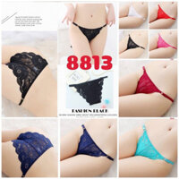 Sỉ 10 quần lót nữ ren siêu sexy 8813 (có điều chỉnh dây) HVL