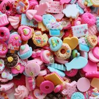 Sỉ 100 Charm Trộn Mẫu Hoạt Hình Dễ Thương Kèm Keo Dính - Sticker 3D - Smile Trang Trí Thủ Công Đồ Dùng Cá Nhân DIY