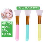 Sỉ 100 cọ silicon trang điểm quét mask cao cấp xịn sò
