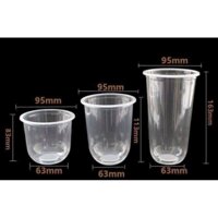 sỉ 1000 chiếc ly nhựa bầu.360ml ,500ml ,700 ml.