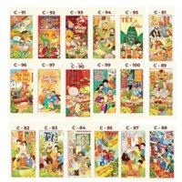 Sỉ 1000 phong bao lì xì tết chọn mẫu truyền thống đã đóng túi bóng 10 chiếc 1 túi xịn xò