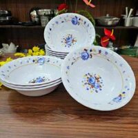 (SỈ 10,30c) TÔ MECA mẫu BÈO -Tô ăn bún,ăn phở,ăn canh. Meca FATA Ngang 20 * 6cm  Mẫu Hoa Đào sang trọng